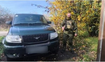 Парни с передовой из Архангельска получили внедорожник от земляков