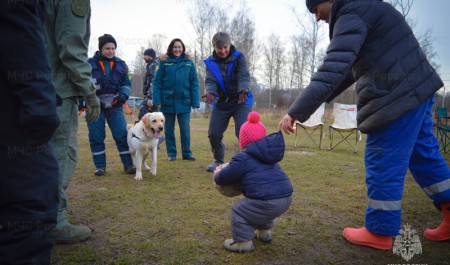 Кинологи из Центра «Лидер» МЧС России провели канистерапию для детей Кинологи из Центра «Лидер» МЧС России провели канистерапию для детей