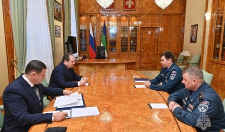 Заместитель главы МЧС России Роман Курынин с рабочей поездкой в Республике Коми