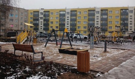 В Мирном обустроили зону отдыха со спортивной площадкой В Мирном обустроили зону отдыха со спортивной площадкой