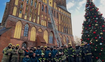 В Калининграде на территории памятника культуры XIV века прошло учение