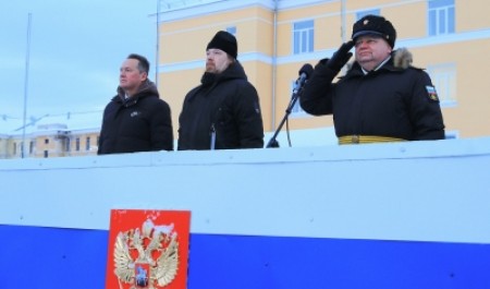 Священник Олег Згама напутствовал военнослужащих в учебном центре военно-морского флота 