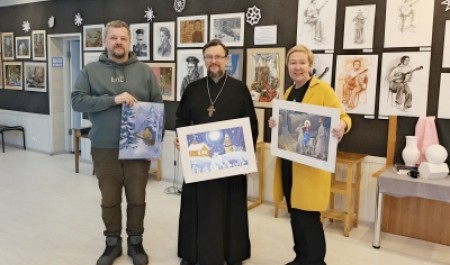 Священник Александр Григорьев поработал в жюри детского художественного конкурса 