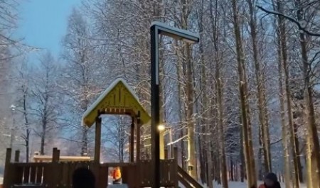 В Новодвинске парк отдыха погрузился в полутьму