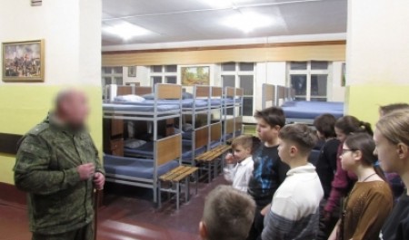 Северодвинская воскресная школа побывала в гостях в воинской части 
