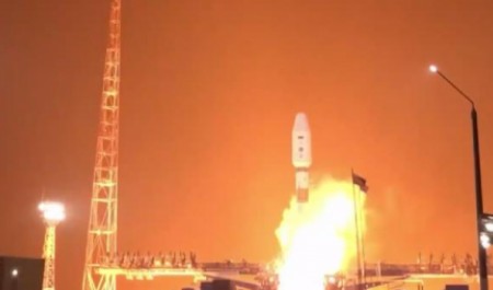 С космодрома Плесецк в Архангельской области запустили ракету «Союз-2.1а»
