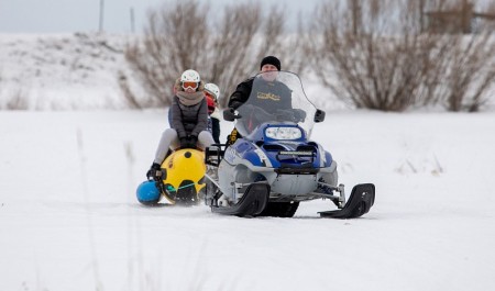 МЧС напоминает жителям Поморья: катание на снегоходах должно быть безопасным