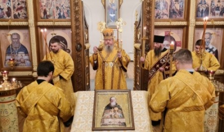 Митрополит Корнилий 1 января совершил богослужение в Артемиево-Веркольском монастыре на Пинежье 