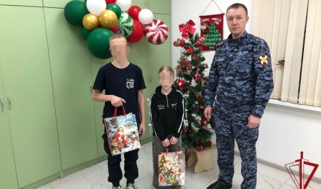 В Поморье поздравили с Новым годом семьи военнослужащих «стальной» бригады Росгвардии