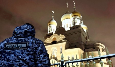 Росгвардейцы приняли участие в обеспечении безопасного празднования в Архангельской области Рождества Христова