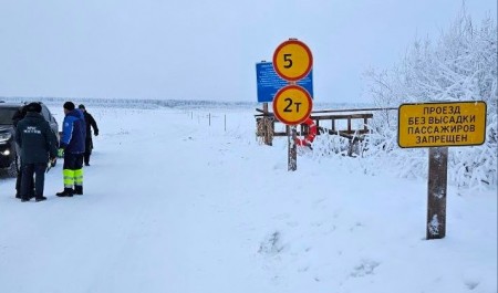 В Мезенском округе открыта ледовая переправа Мезень – Каменка