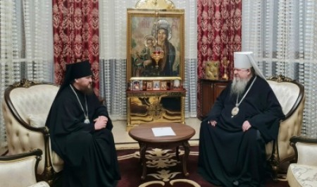 Состоялась встреча митрополита Корнилия с главой Нарьян-Марской епархии епископом Софронием