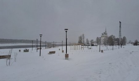 В Сольвычегодске благоустроили прогулочную набережную имени Аники Строганова