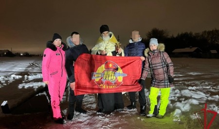 Спецназовцы из архангельского отряда «Ратник» Северо-Западного округа Росгвардии отметили Крещение Господня  