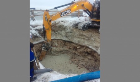 В Каргополе продолжается реконструкция сетей водоотведения