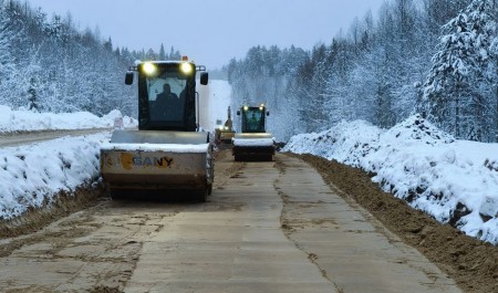Продолжается капремонт участка автодороги Архангельск – Онега