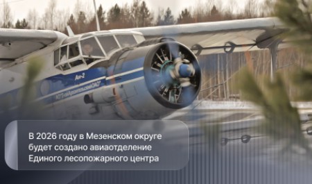 В Мезенском округе создается новое авиаотделение Единого лесопожарного центра 