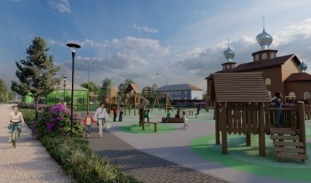 В поселке Октябрьский Устьянского округа в  текущем году продолжится благоустройство парка молодежи