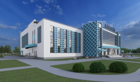 На стадионе «Север» Северодвинска продолжается работа по строительству спортивного плавательного комплекса