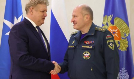 Глава МЧС России и Полномочный представитель Президента Российской Федерации в Сибирском федеральном округе обсудили вопросы готовности к природным и техногенным рискам