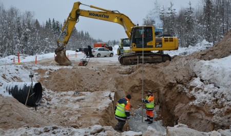 В Коношском районе продолжается ремонт на автодороге Коноша – Вожега 
