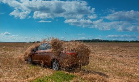 Дама в долгах из Коряжмы неудачно спрятала арестованный автомобиль