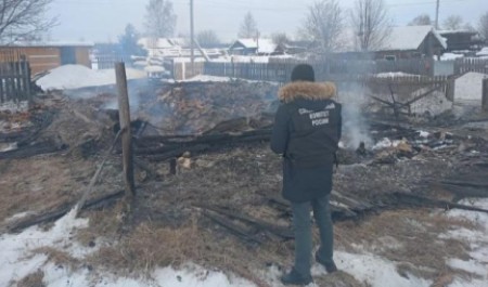 Два человека погибли при пожаре в частном доме в Архангельской области