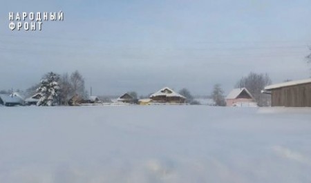 Мусорная реформа в Холмогорском округе завалена снегом