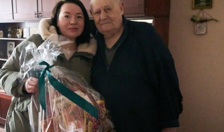 В канун праздника ветеранов Великой Отечественной войны поздравляют с Днем защитника Отечества