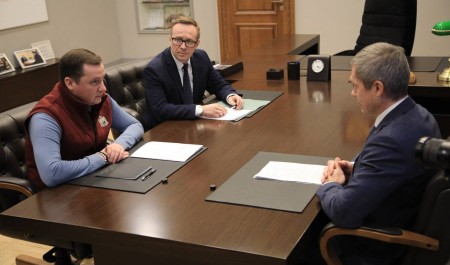 Александр Цыбульский встретился с руководителем компании «АГД Даймондс» 