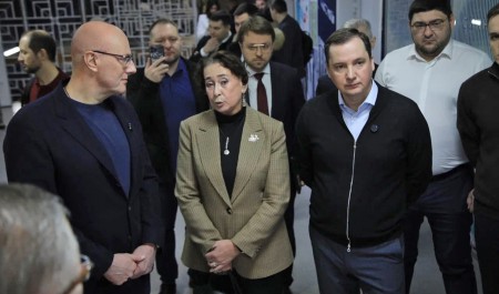 Дмитрий Чернышенко и Александр Цыбульский обсудили ход строительства кампуса «Арктическая звезда» 