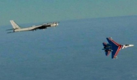 Норвежские F-35 вошли в визуальный контакт с российскими Су-35 над Баренцевым морем