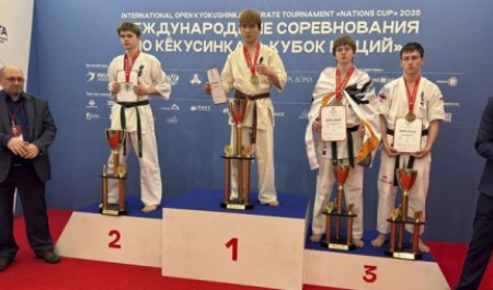 Архангелогородец Никита Кузнецов взял «серебро» на международном турнире по карате