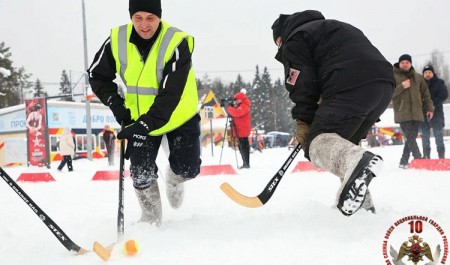 Росгвардейцы Поморья победили в турнире по хоккею на валенках