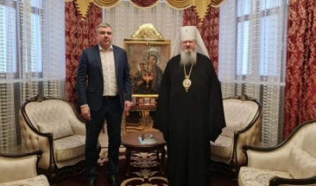 Состоялась встреча митрополита Корнилия и заместителя губернатора Архангельской области Андрея Рыженкова 