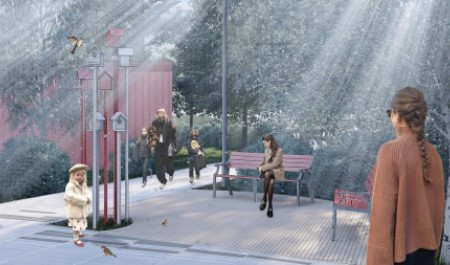 Больше зелени и арт-объекты: смотрите, как облагородят скверы на центральной улице Архангельска