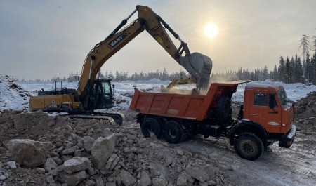 Продолжается ремонт автодороги Архангельск – Мезень