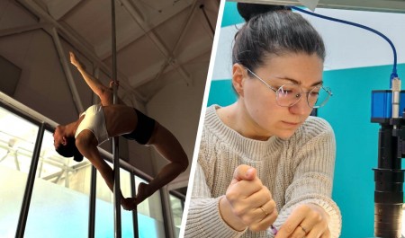 Кандидат наук, бодибилдер, акробат: как физик-математик совмещает карьеру ученой со спортом на пилоне