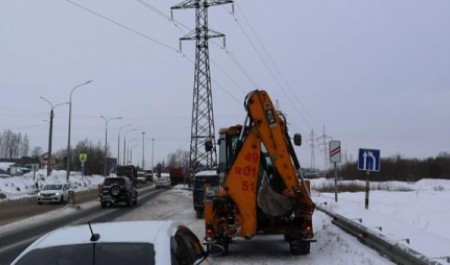 Водители Архангельска требуют убрать «бутылочное горлышко» на Окружном шоссе