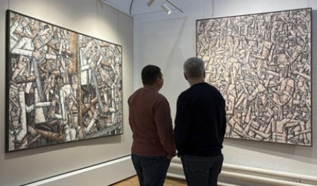 «Прямолинейную» живопись Дмитрия Трубина представили в Архангельске