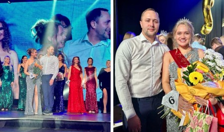 Пара из Архангельска узнала пол своего будущего ребенка на конкурсе красоты