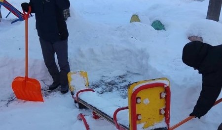 Осужденные убирают Архангельск от снега из лучших побуждений