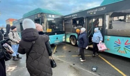 Череда автобусных аварий в Северодвинске продолжилась столкновением маршруток