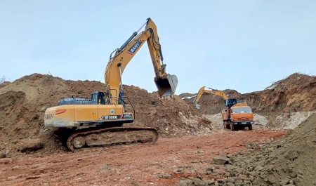 Продолжаются работы на автодороге Архангельск – Белогорский – Пинега – Кимжа – Мезень