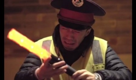 Житель Котласского района наехал на полицейского