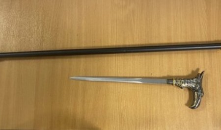 Архангелогородец пытался пронести в суд трость с клинком