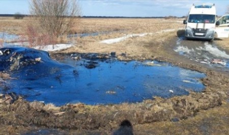 Под Архангельском обнаружено около тонны разлитого у реки мазута