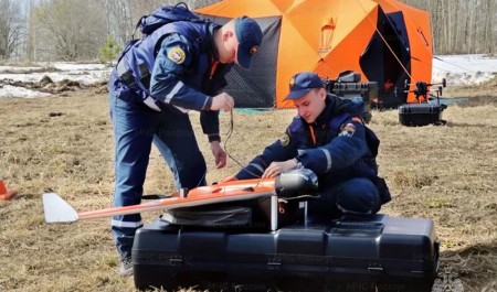 Операторы беспилотников Центра «Лидер» МЧС России улучшили навыки взаимодействия со спасателями