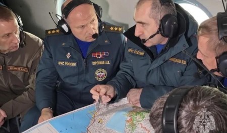 Глава МЧС России оценил последствия подтоплений в дагестанском селе Мамедкала