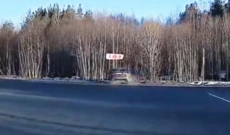 Недомогание стало причиной ДТП с вылетом машины с дороги в кювет под Архангельском